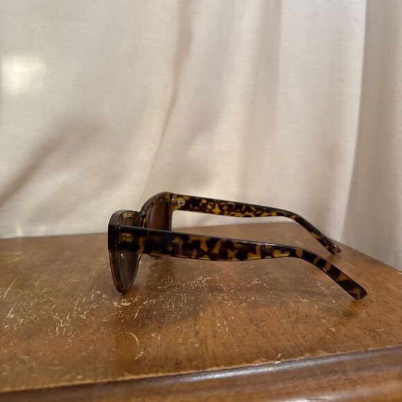 Zenni‎ Sunglasses Eyeglasses FRAME Tortoise Shell Brown Thick Square Chic - Picture 3 of 9